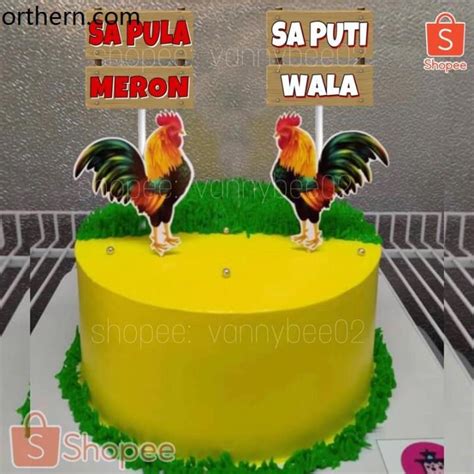 manok topper|Sabong Cake Topper meron o wala Cake Topper.